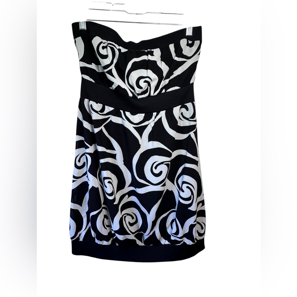 Old Navy Black‎ and White Strapless Y2K NWT Size S Dress Goth Punk Mystic Preppy